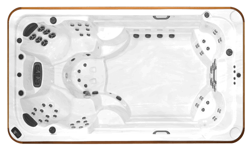 Top view of the Arctic Spas All Weather Pool Ocean SDS